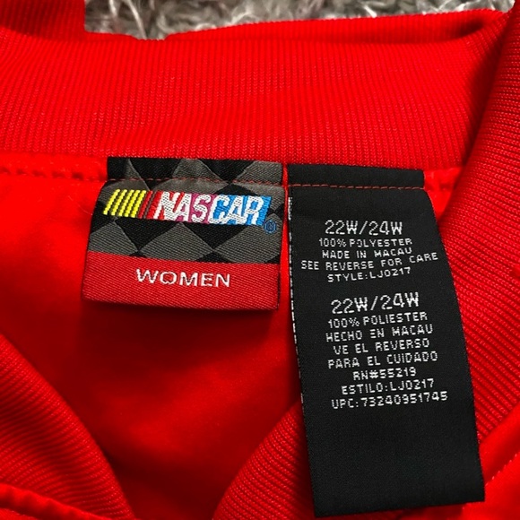 NASCAR Women’s Red Jacket - Picture 3 of 3